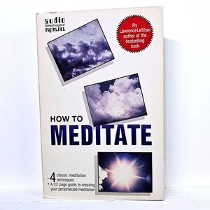 Audio Renaissance How To Meditate Lawrence LeShan Cassette Tape Guide 1987 Rare